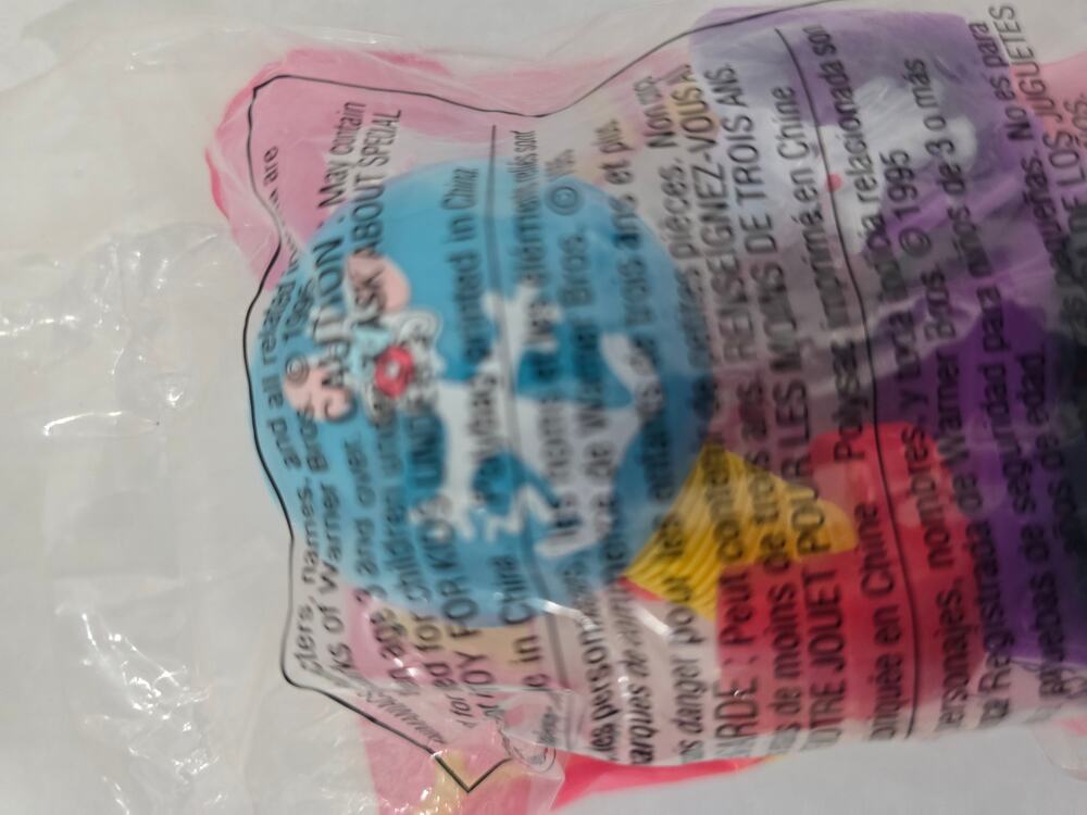 Vintage McDonald’s Animaniacs Pinky & The Brain Vehicle #1 Sealed 90s